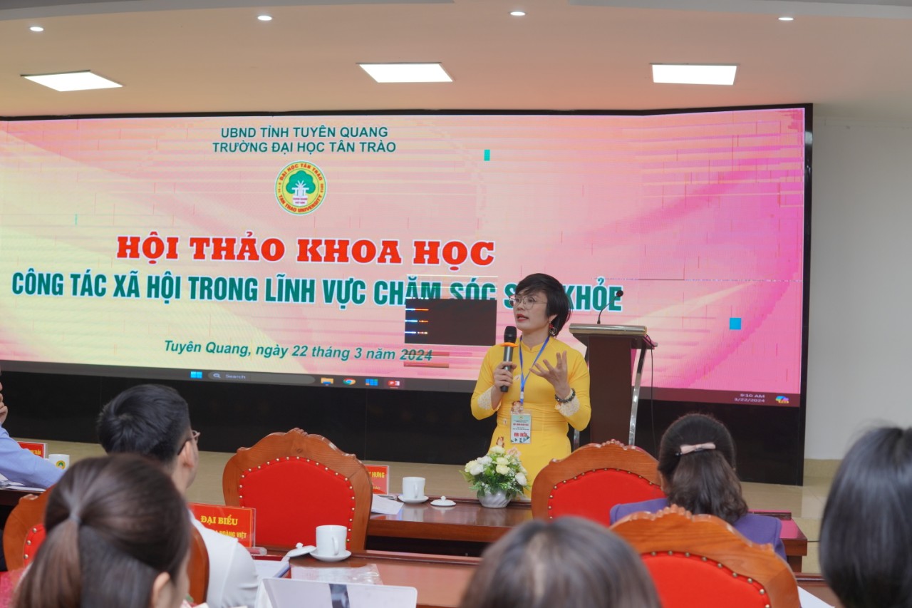 Ths. CGTL Vera Xuân Hường Tham Dự Hội Thảo Khoa Học "Công Tác Xã Hội Trong Lĩnh Vực Chăm Sóc Sức Khoẻ" Tại Đại Học Tân Trào -Tỉnh Thái Nguyên. 4 z5273142405580 d4e010c2d286e9f061bd906f522fb59e